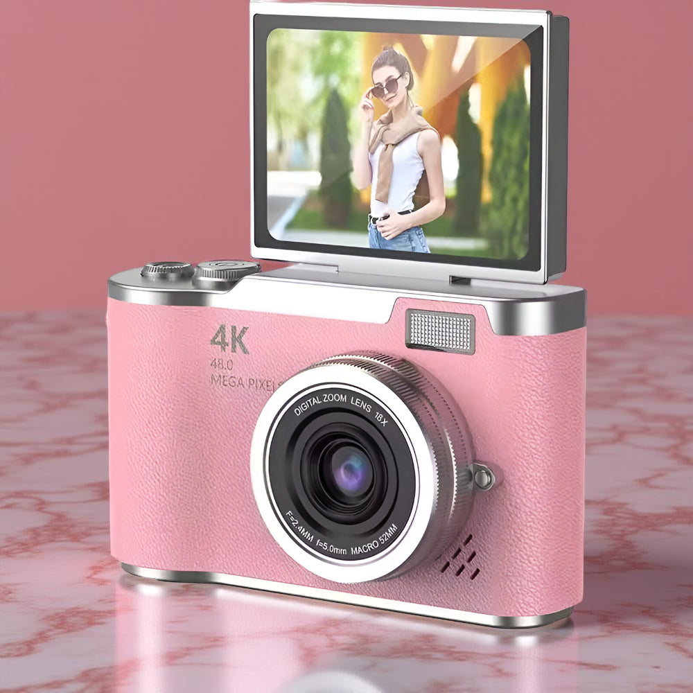 Digital Camera 4K Rotating Screen 8x Zoom Camera