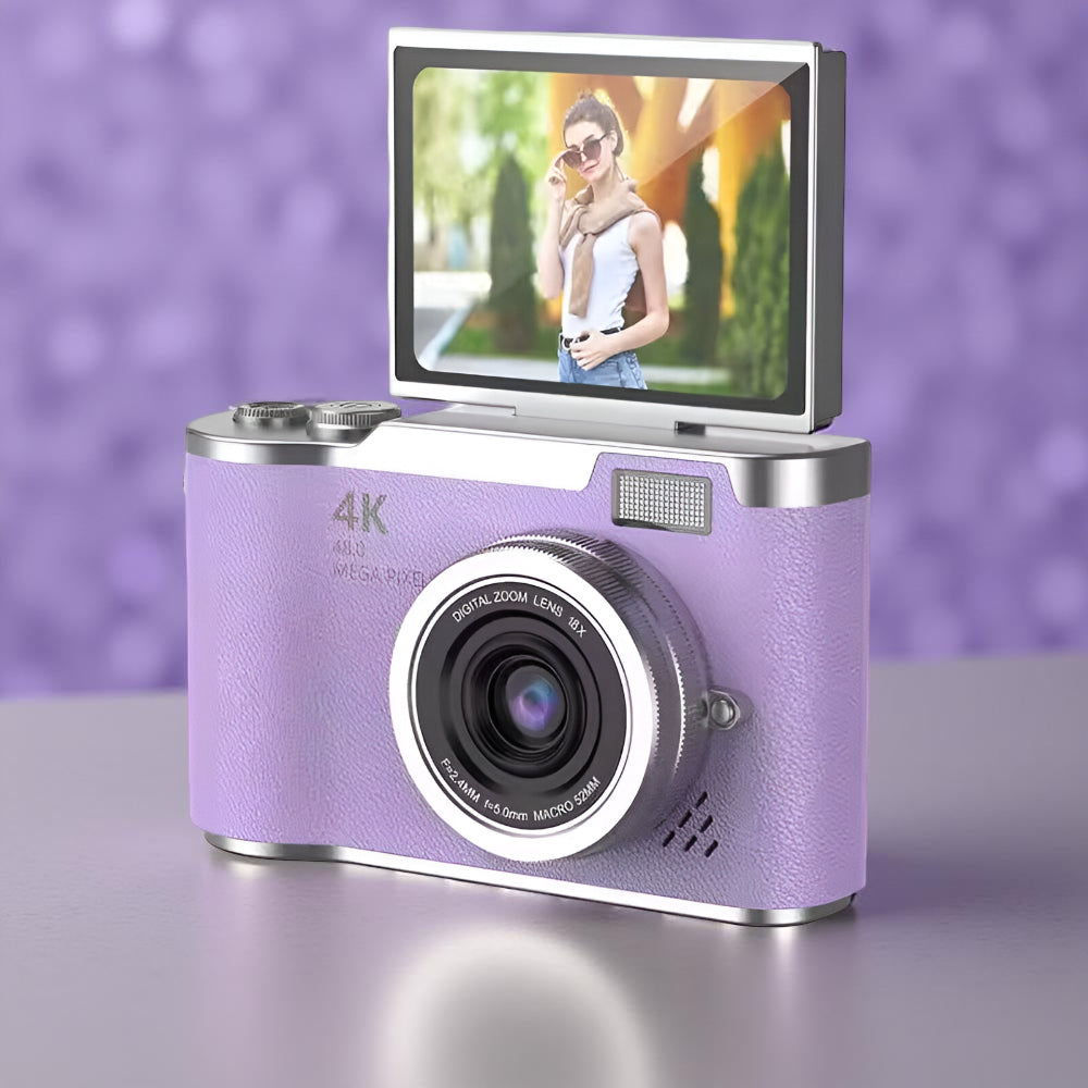 Digital Camera 4K Rotating Screen 8x Zoom Camera