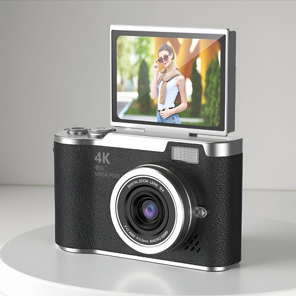 Digital Camera Vlogging Camera 4K Tilting Screen Compact
