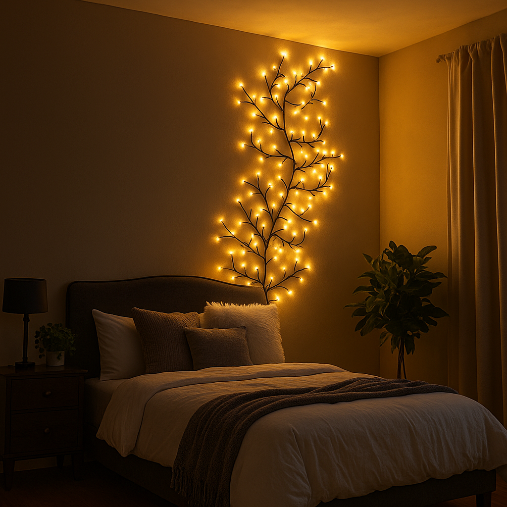 Atmosferyczna Lampa W Kształcie Drzewa | Dekoracyjna