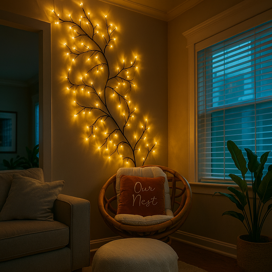 Dekoracyjna Lampa W Kształcie Drzewa | Estetyczna