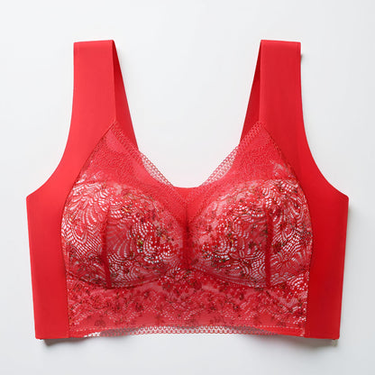 Wire-Free Bra Adjustable Straps Full Coverage