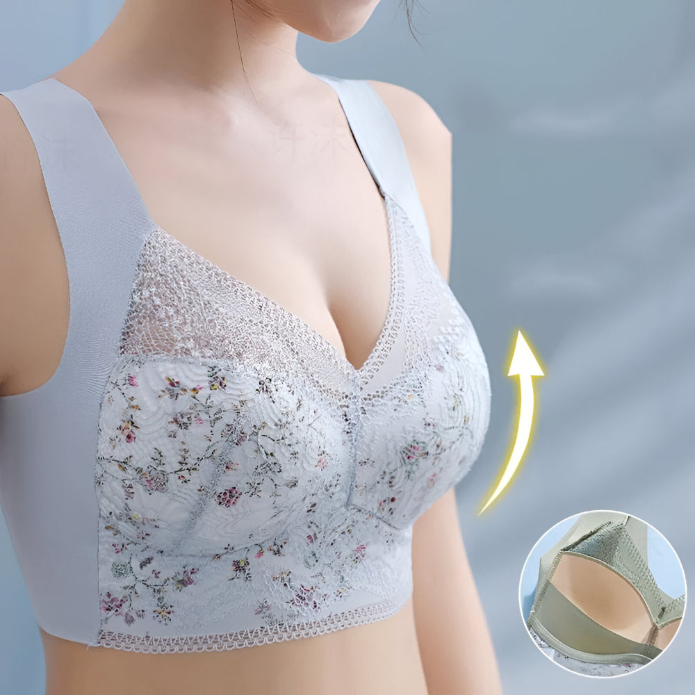 Wire-Free Bra Adjustable Straps Full Coverage