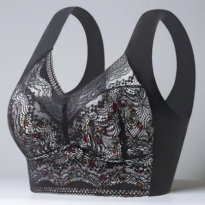 Wire-Free Bra Adjustable Straps Full Coverage