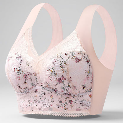 Wire-Free Bra Adjustable Straps Full Coverage