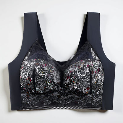 Wire-Free Bra Adjustable Straps Full Coverage