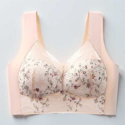 Wire-Free Bra Adjustable Straps Full Coverage