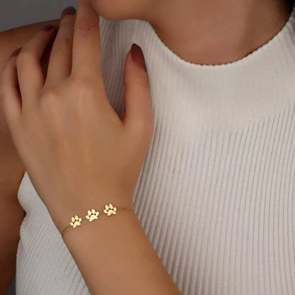 Women's Bracelet Paw Personalized Metal Classic
