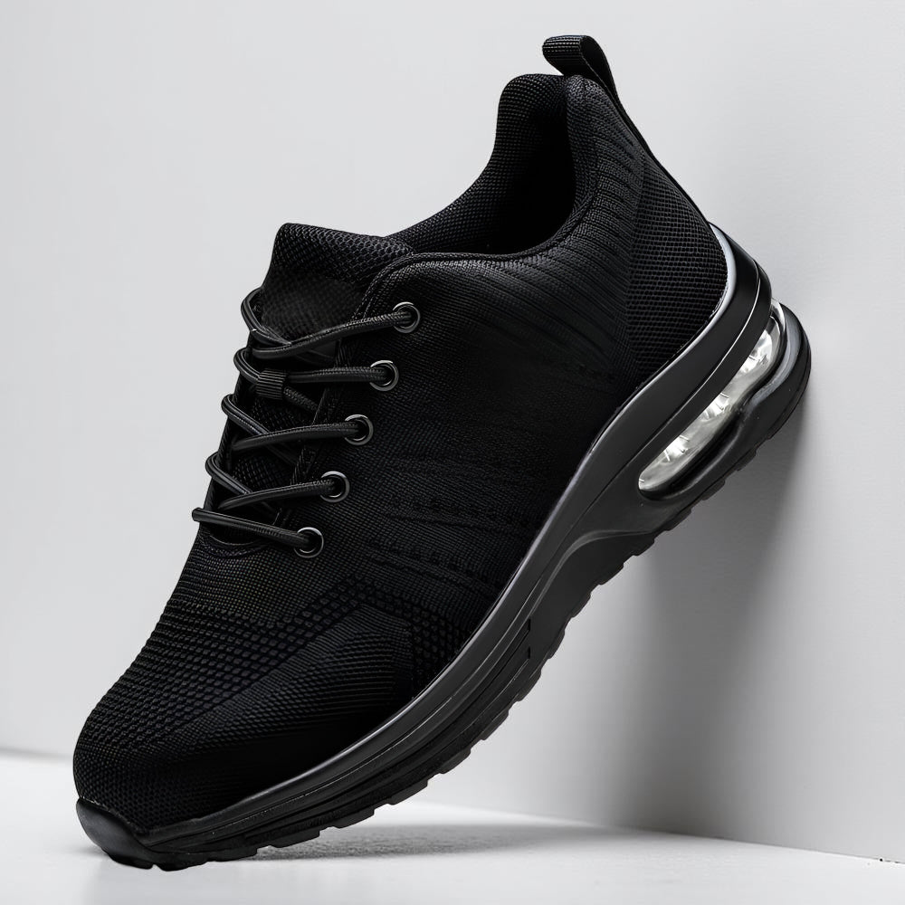 Women's Protective Work Shoes with Steel Toe Cap, Slip-Resistant