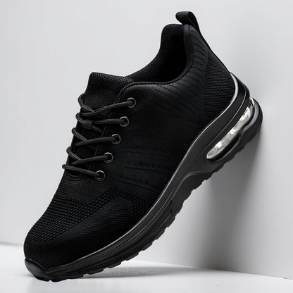 Women's Protective Work Shoes with Steel Toe Cap, Slip-Resistant