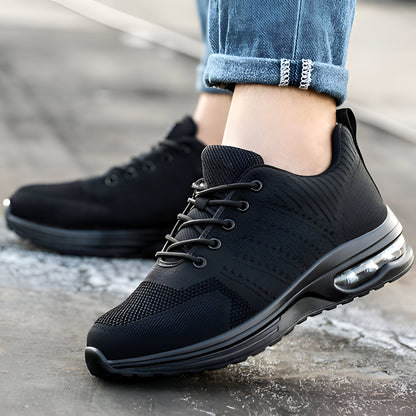 Women's Protective Work Shoes with Steel Toe Cap, Slip-Resistant