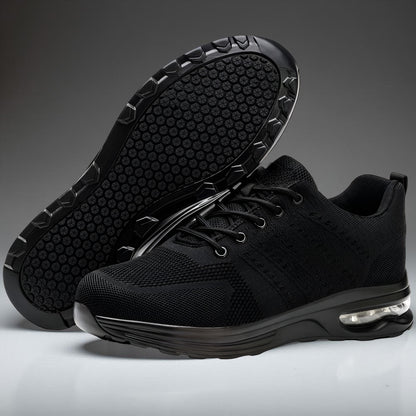 Women's Protective Work Shoes with Steel Toe Cap, Slip-Resistant