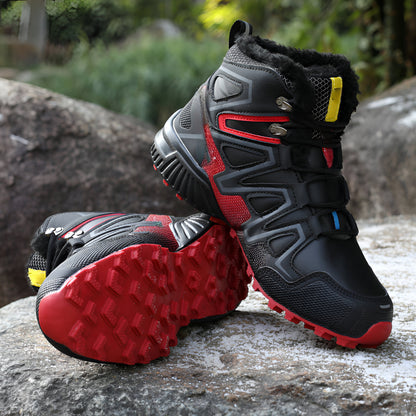 Winter Insulated Anti-Slip Hiking Shoes for Outdoor Use