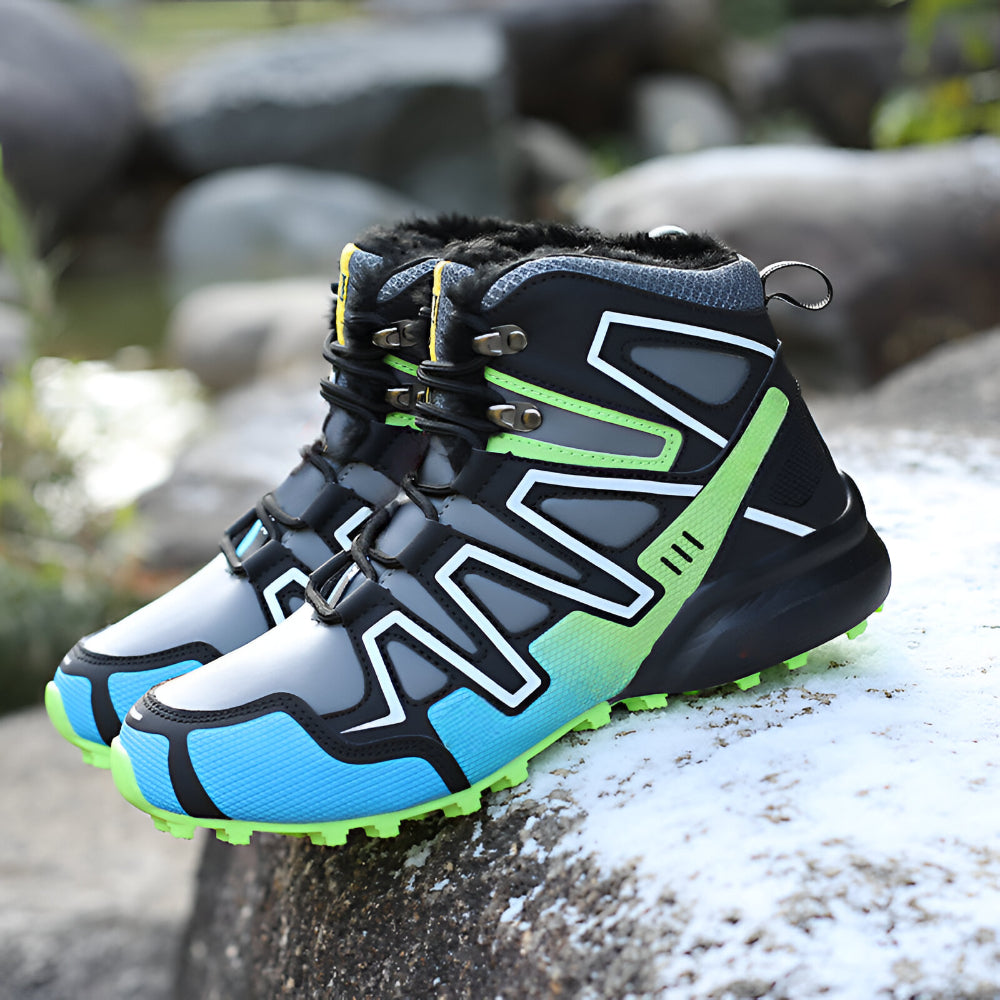 Winter Insulated Anti-Slip Hiking Shoes for Outdoor Use