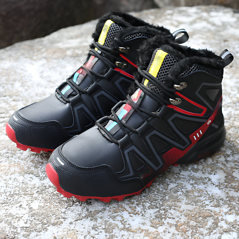 Winter Insulated Anti-Slip Hiking Shoes for Outdoor Use
