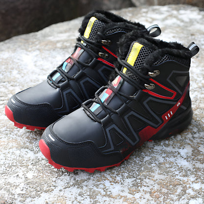 Winter Insulated Anti-Slip Hiking Shoes for Outdoor Use