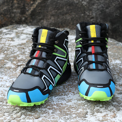 Winter Insulated Anti-Slip Hiking Shoes for Outdoor Use