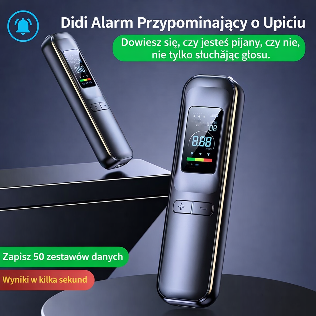 Touchless Breathalyzer LCD Color Indicator Alcohol