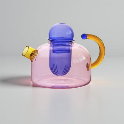 Glass Kettle Infuser Cup Tea Brewing