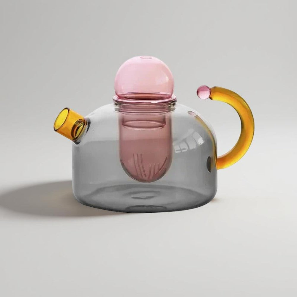 Glass Kettle Infuser Cup Tea Brewing