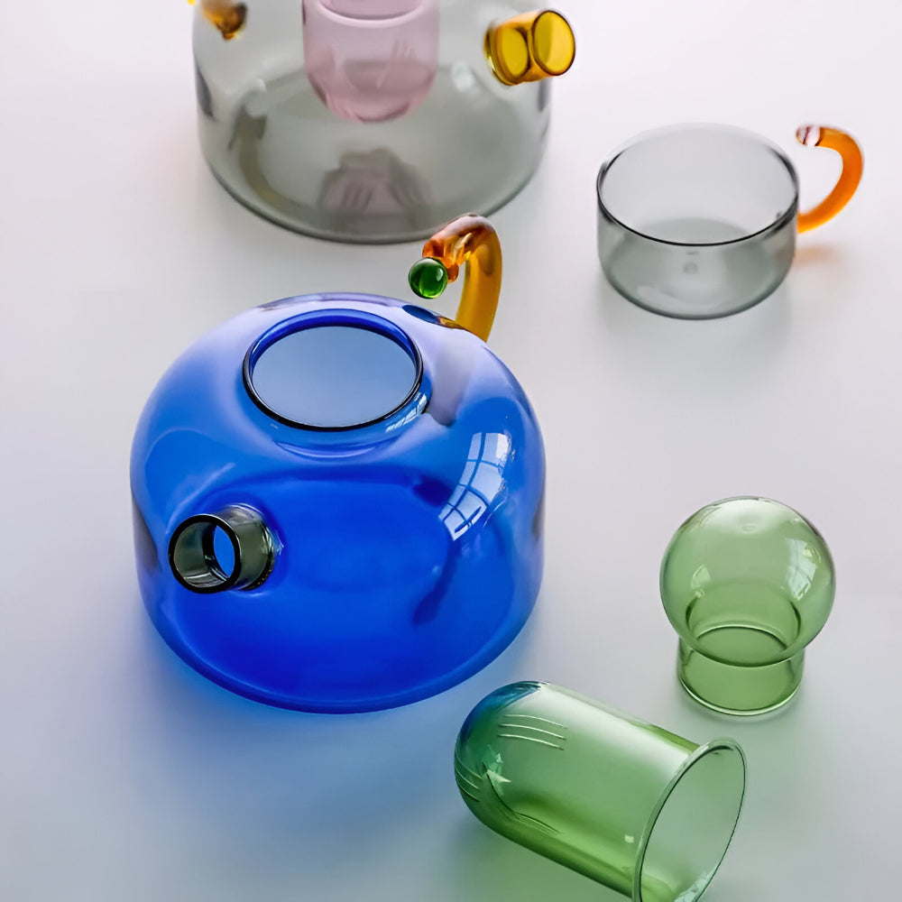 Glass Kettle Infuser Cup Tea Brewing