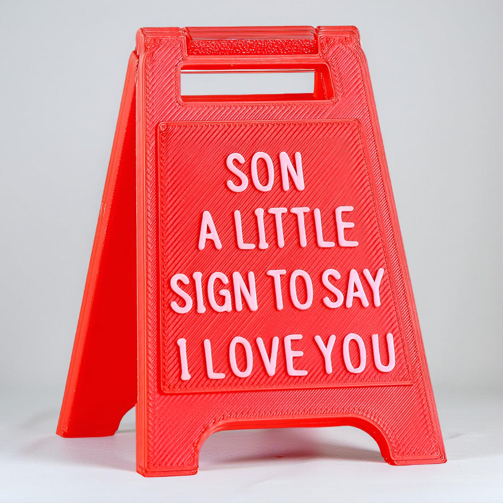 Standing Desk Decoration Plate Love Theme