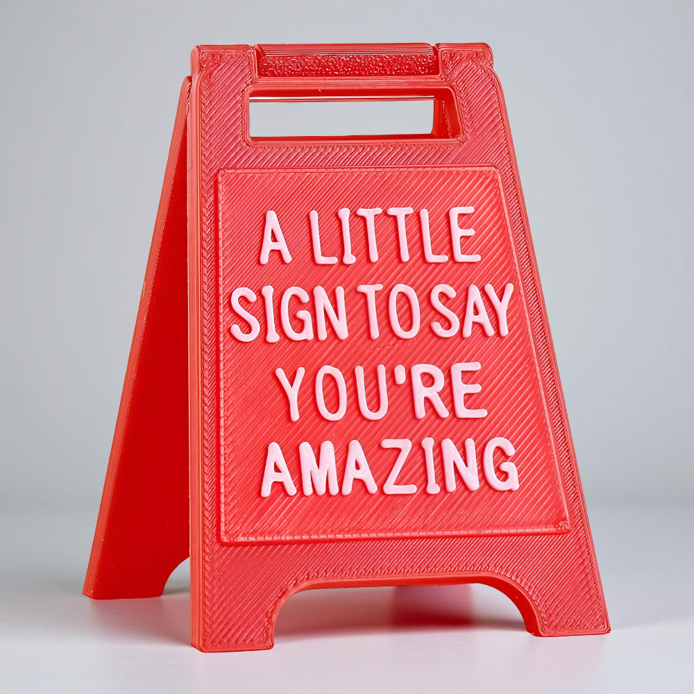 Standing Desk Decoration Plate Love Theme