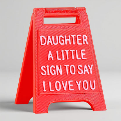 Standing Desk Decoration Plate Love Theme