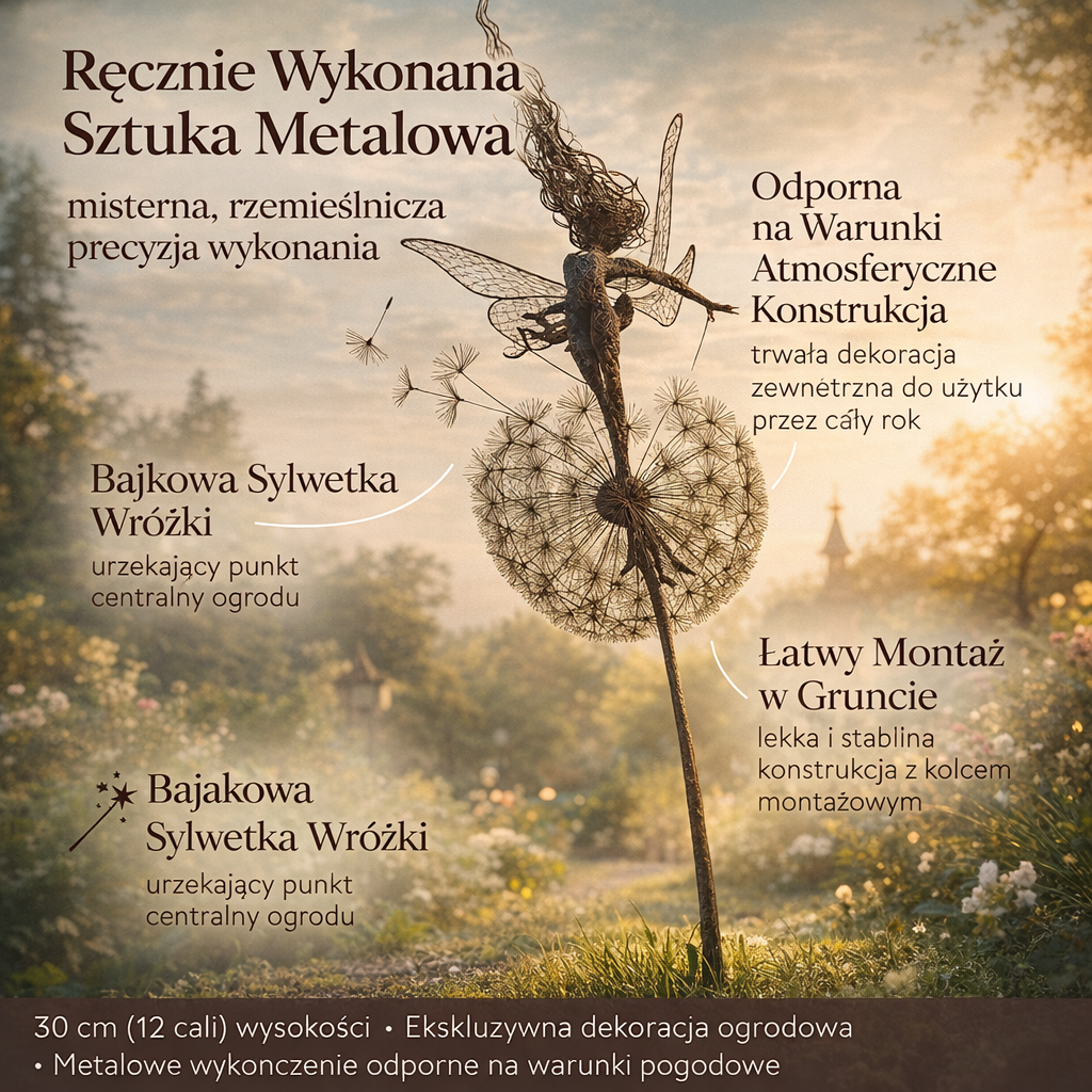 Garden Decoration Metal Fairy Sculpture