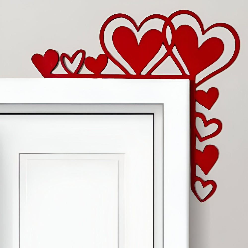 Wooden Heart Wall Decoration Door Ornament