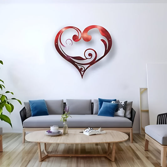 Wall Decoration Heart Metal Wall Ornament
