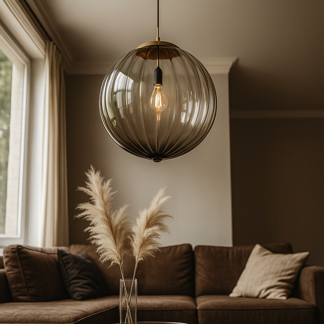 Dekoracyjna Kolorowa Szklana Lampa Wisząca | Styl Bauhaus