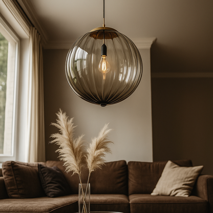 Dekoracyjna Kolorowa Szklana Lampa Wisząca | Styl Bauhaus