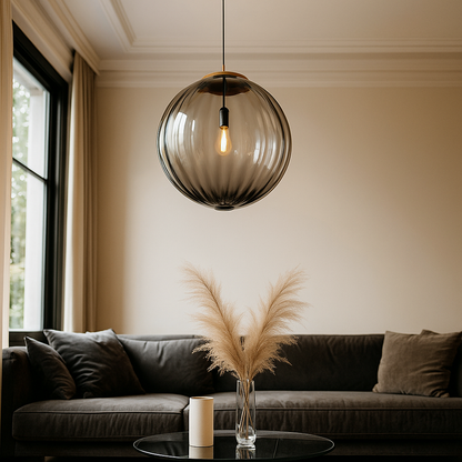 Dekoracyjna Kolorowa Szklana Lampa Wisząca | Styl Bauhaus