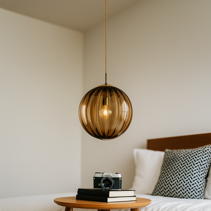 Dekoracyjna Kolorowa Szklana Lampa Wisząca | Styl Bauhaus