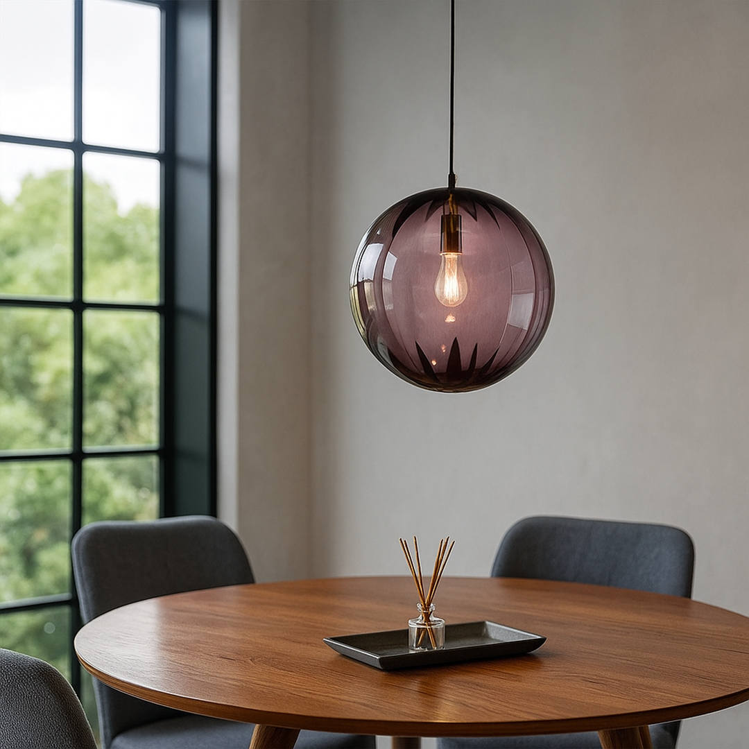 Dekoracyjna Kolorowa Szklana Lampa Wisząca | Styl Bauhaus