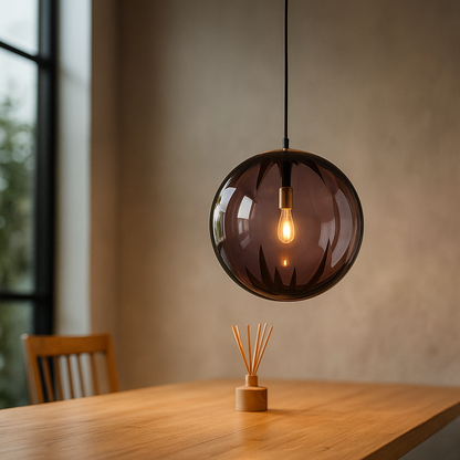 Dekoracyjna Kolorowa Szklana Lampa Wisząca | Styl Bauhaus
