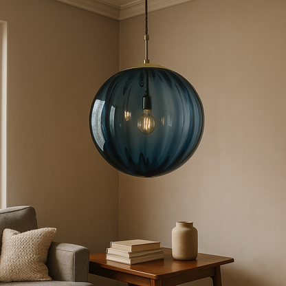 Dekoracyjna Szklana Lampa Wisząca | Kolorowa