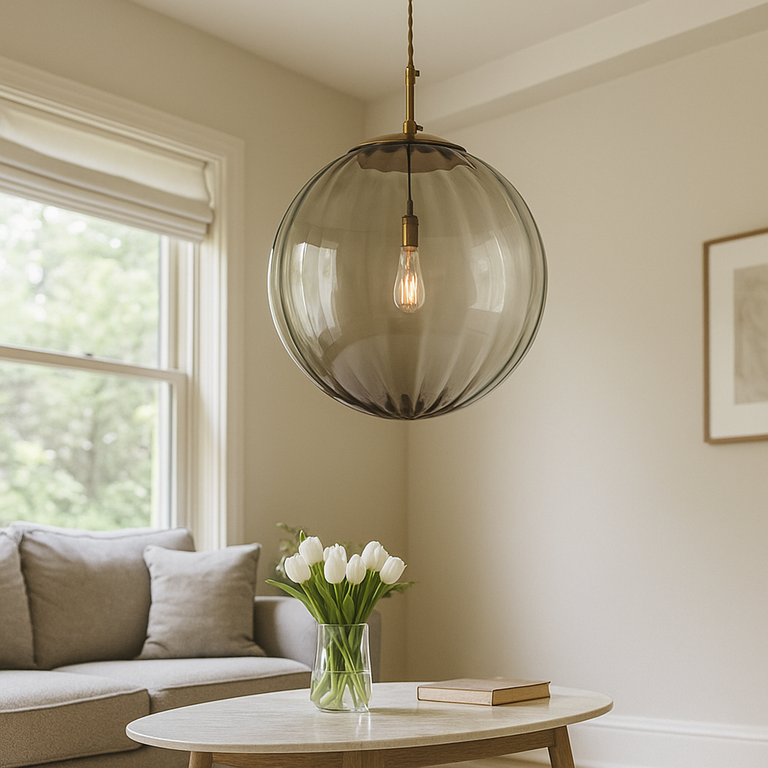 Dekoracyjna Szklana Lampa Wisząca | Kolorowa