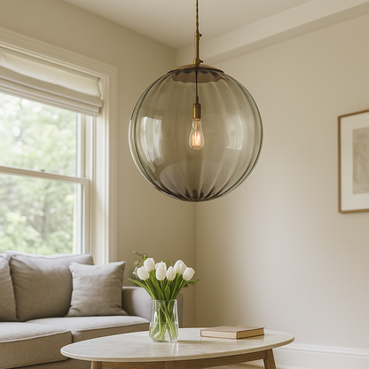 Dekoracyjna Szklana Lampa Wisząca | Kolorowa