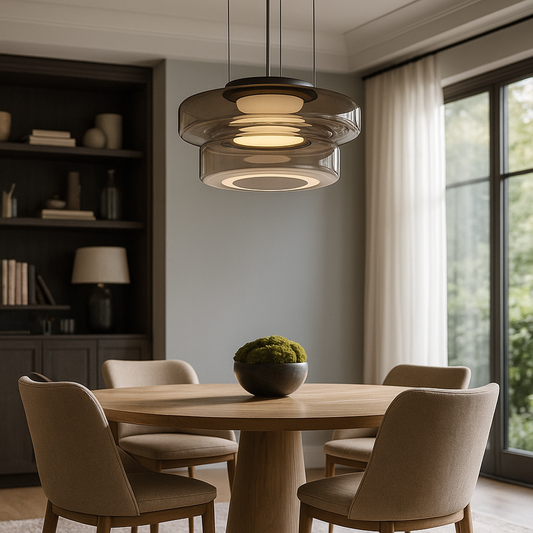 Dekoracyjna Szklana Lampa Wisząca | Współczesna