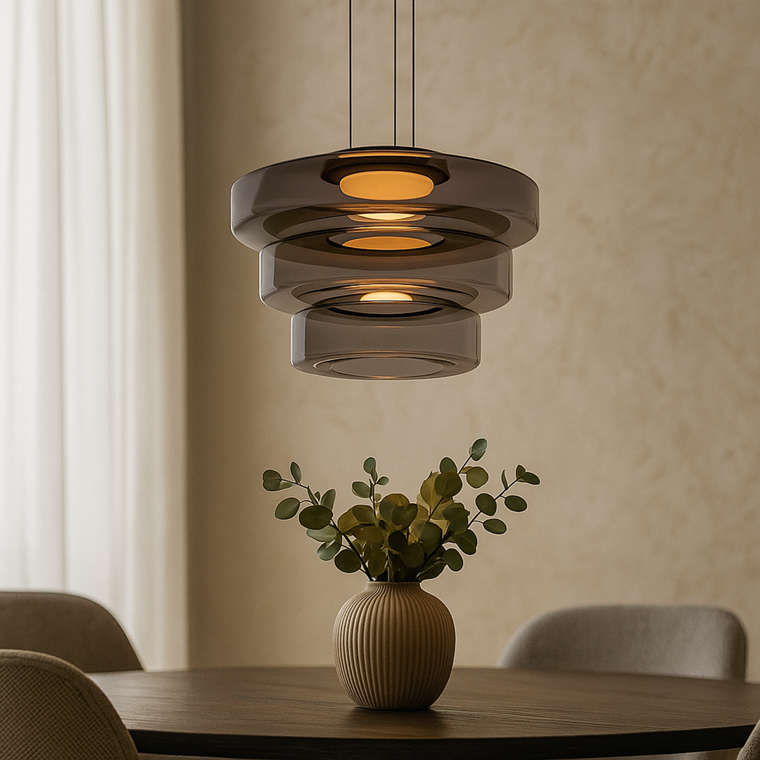 Dekoracyjna Szklana Lampa Wisząca | Współczesna