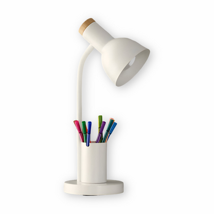Nordic LED Table Lamp | With a Stylish Pen Holder