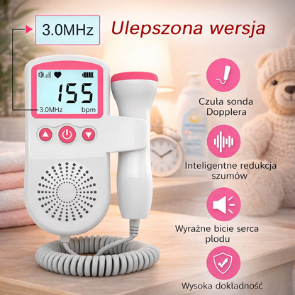 Digital Fetal Heartbeat Detector Home Doppler Heart