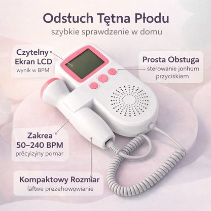 Digital Fetal Heartbeat Detector Home Doppler Heart