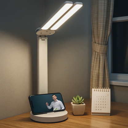 Domowa Lampa Biurkowa LED | Składana