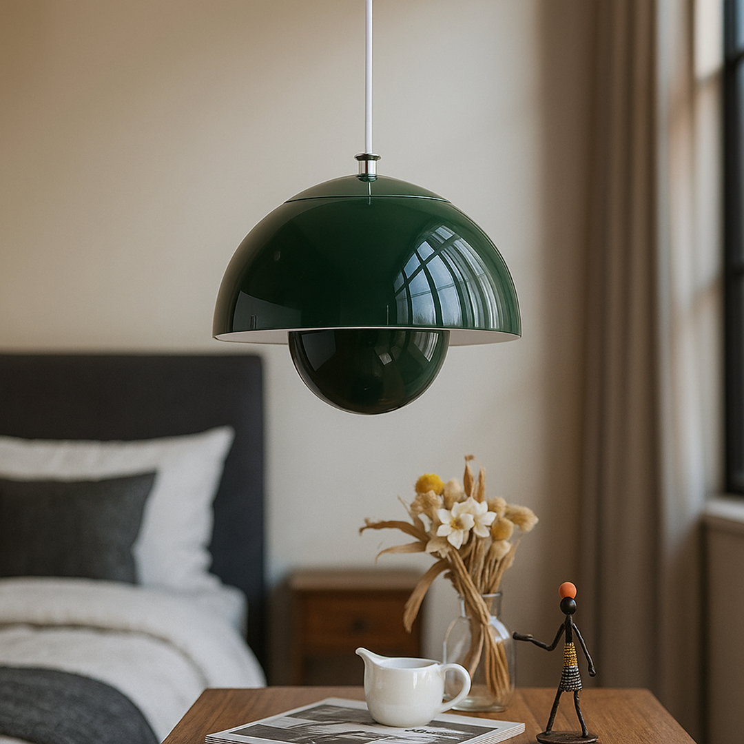 Domowa Lampa Wisząca LED | Styl Japandi