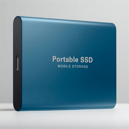 External Portable Solid-State Drive USB C Data Storage