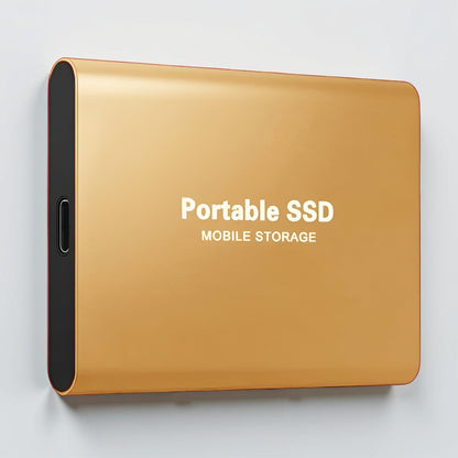 External Portable Solid-State Drive USB C Data Storage
