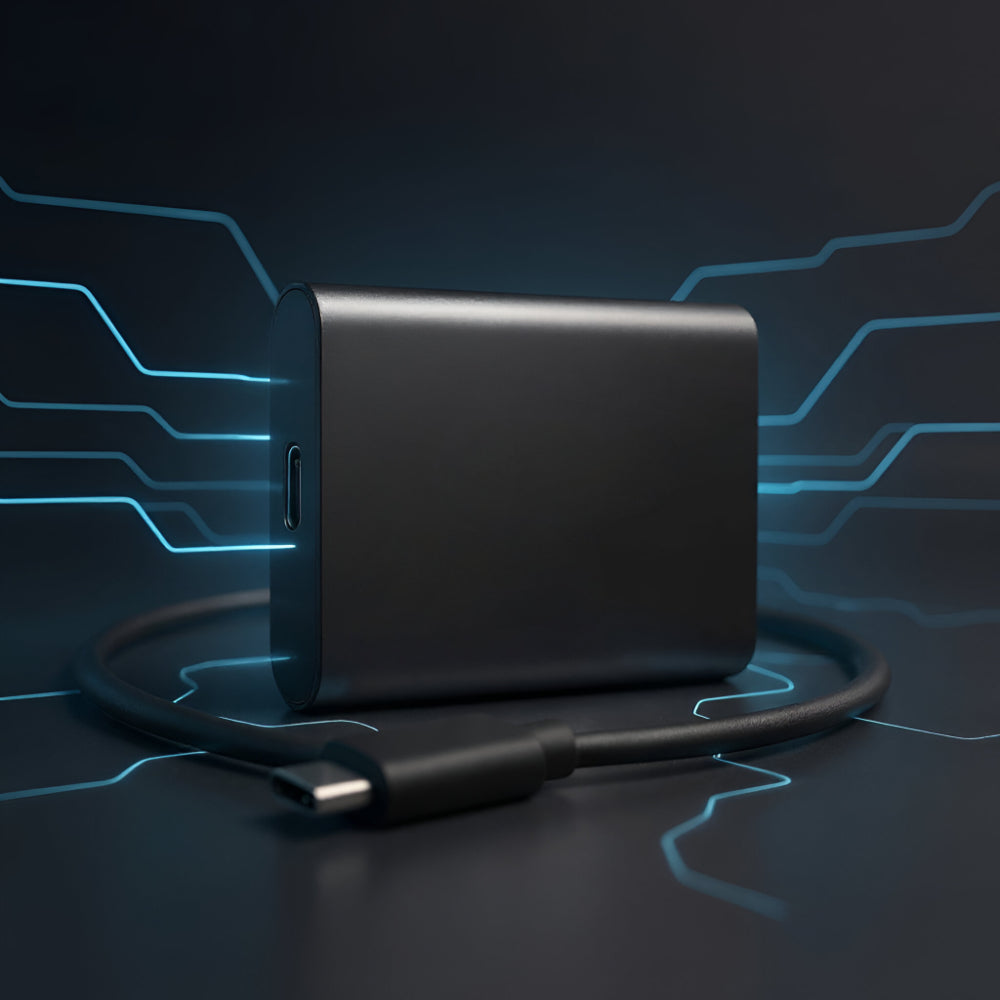 External SSD Disk Fast Portable Memory USB C